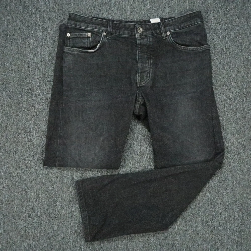 Suitsupply Jeans Mens 32x27 Black Selvedge Italian Candiani Denim 5 Pocket